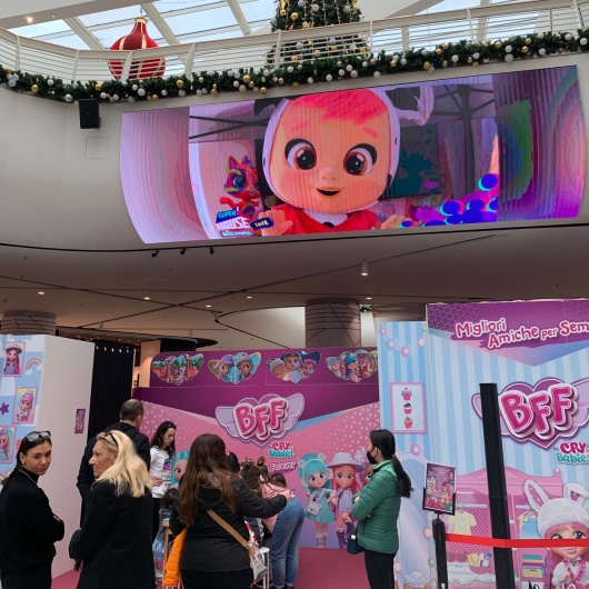 evento tour family kids TV giocattoli