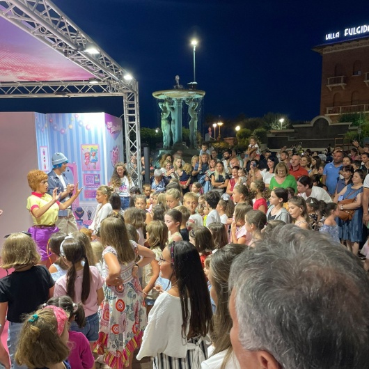 evento tour family kids TV giocattoli