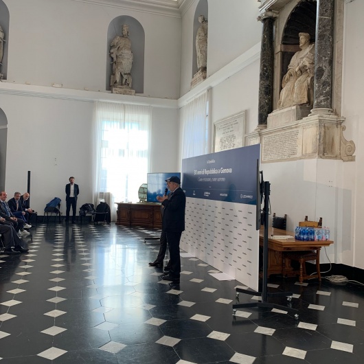 evento giornalismo genova repubblica palazzo san giorgio toti