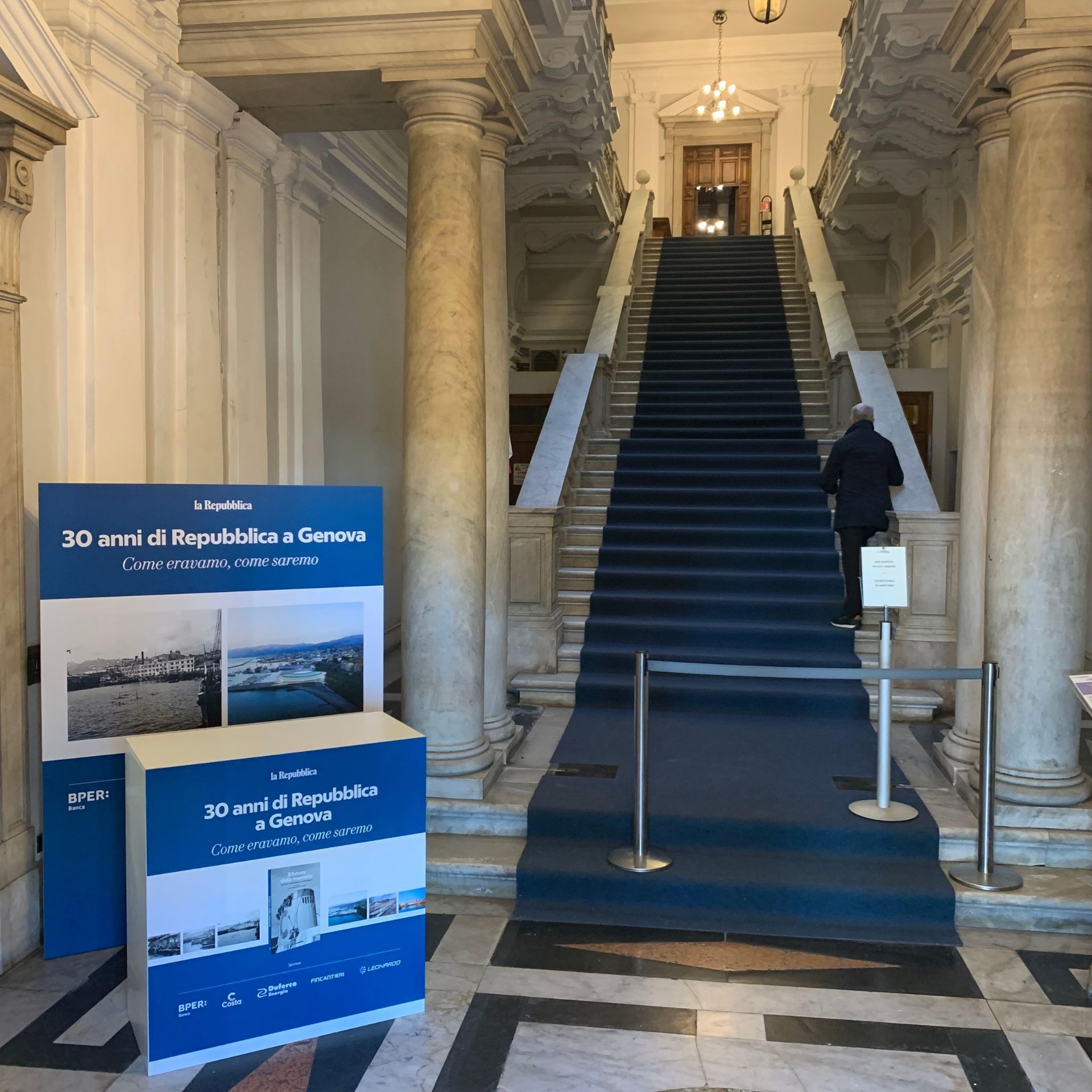 evento giornalismo genova repubblica palazzo san giorgio toti