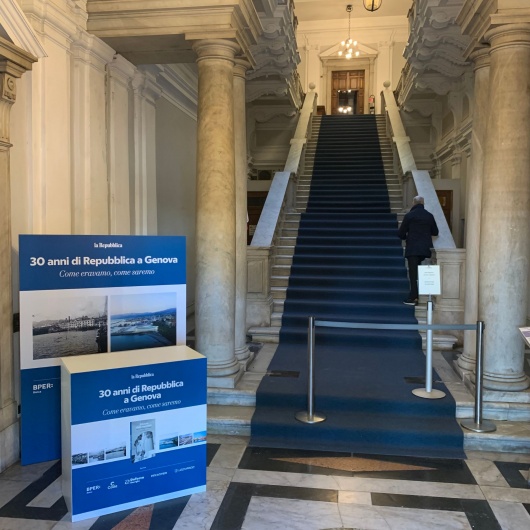 evento giornalismo genova repubblica palazzo san giorgio toti